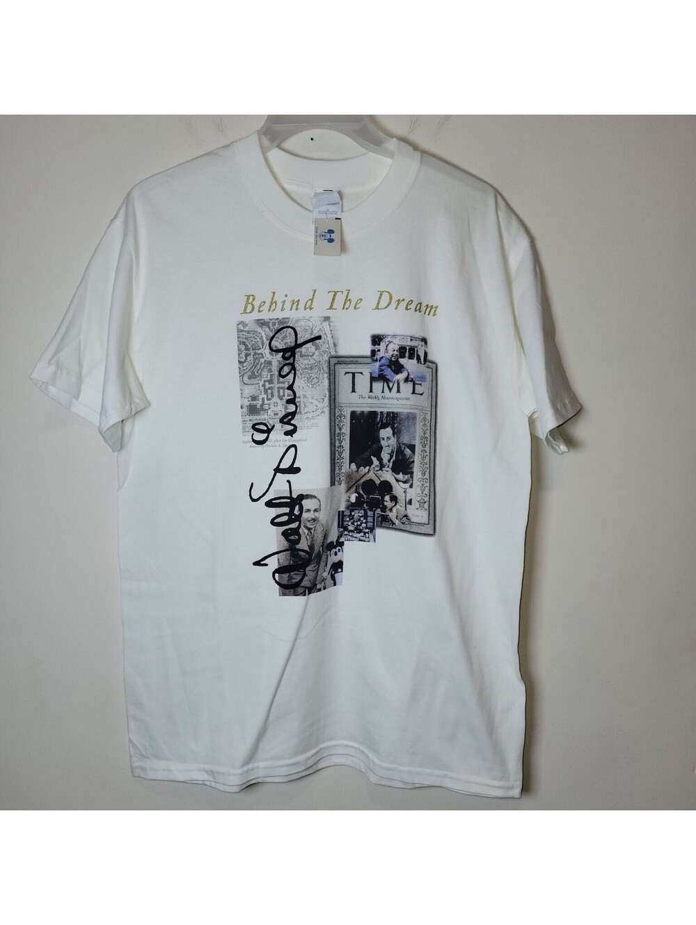 NWT VTG Disney Company D Cast Exclusive Shirt Disney Behind The Dream White L